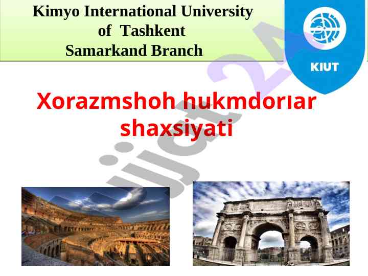 Muhammad xorazmshoh shaxsiyati va merosi