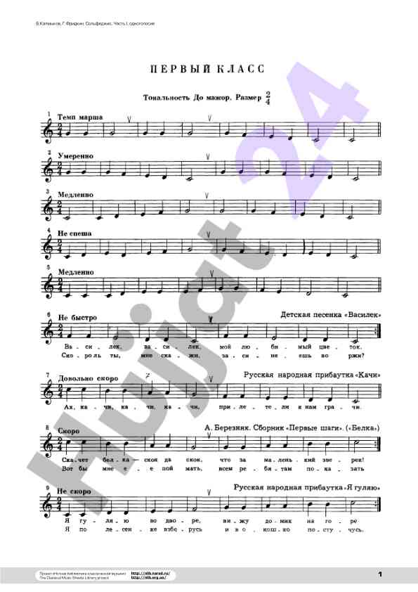 The classical music sheets library project overview