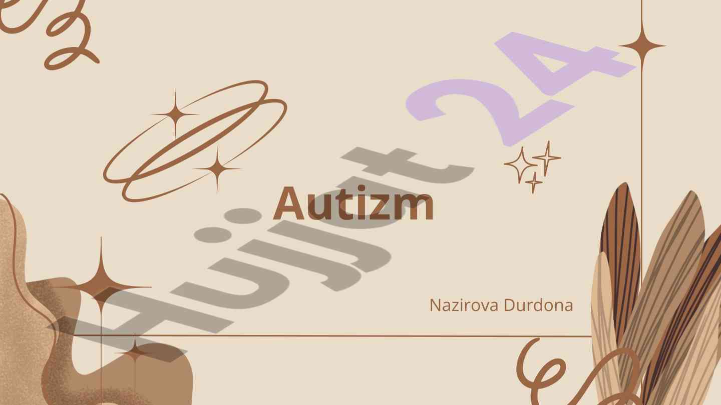 Autizm tushunish va qo'llab-quvvatlash yondashuvlari
