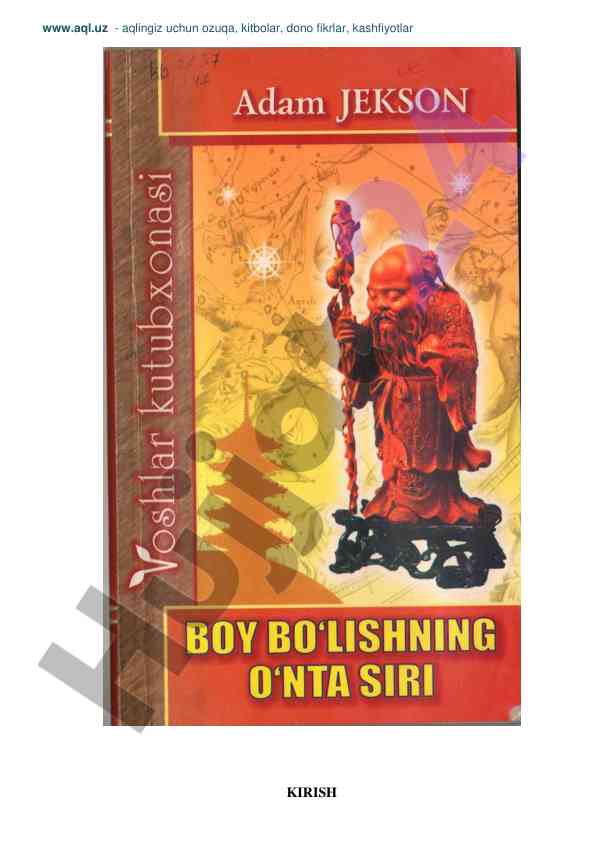 Haqiqiy boylikning sirlarini o'rganish