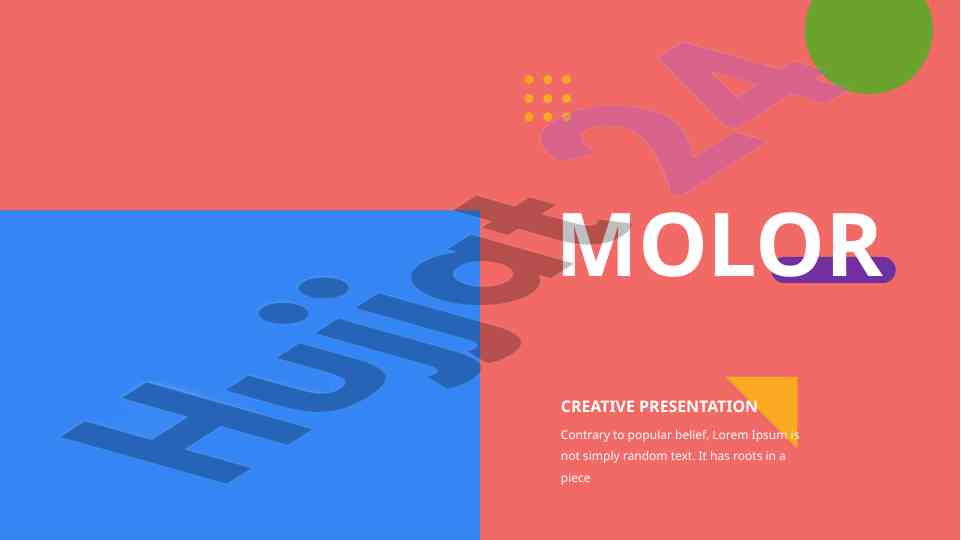 Creative presentation and vision overview