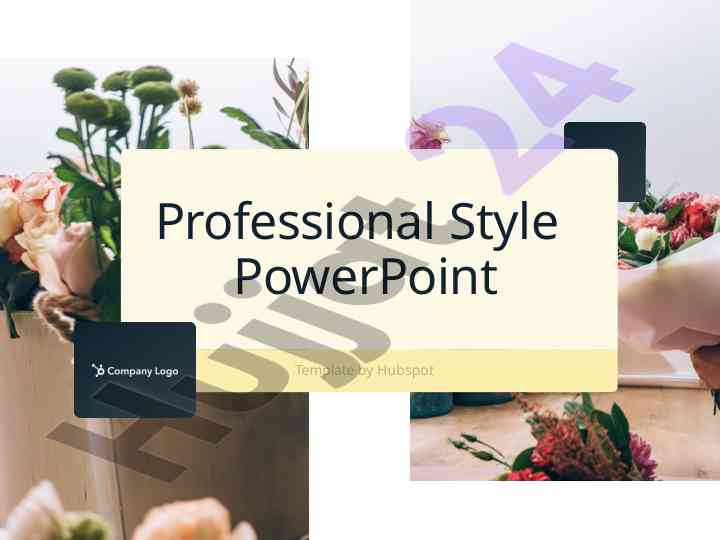 Professional powerpoint presentation template guide