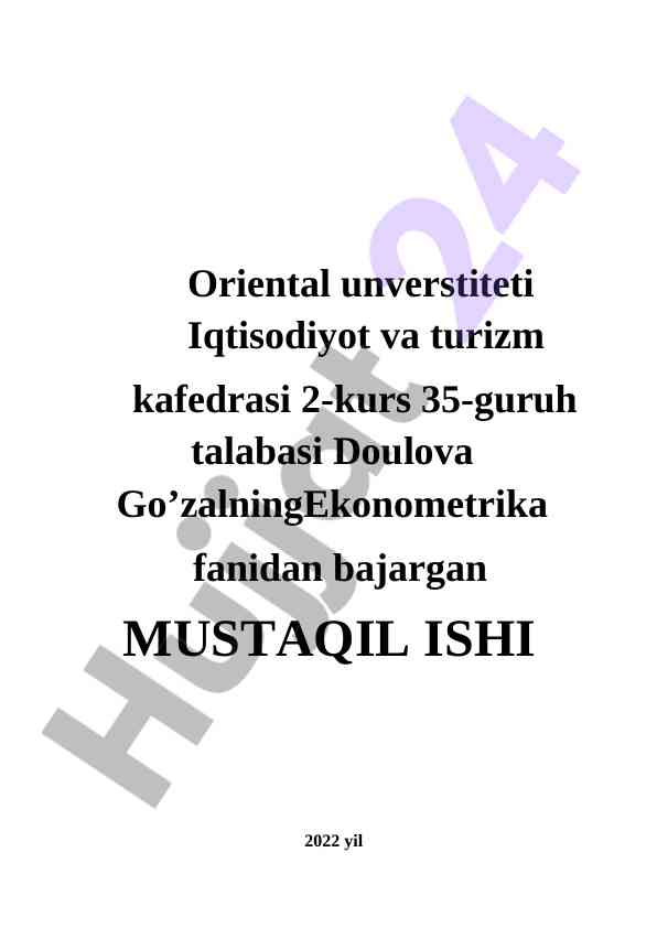 Davlat qarzining turlarini tahlil qilish