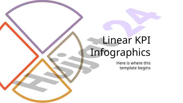 Linear kpi infographics for planetary comparison