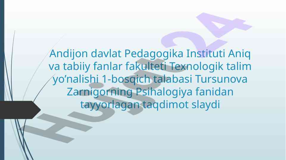Boshqaruvning pedagogik psixologik xususiyatlari