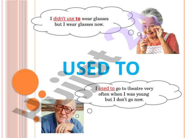 Used to structures in english grammar
