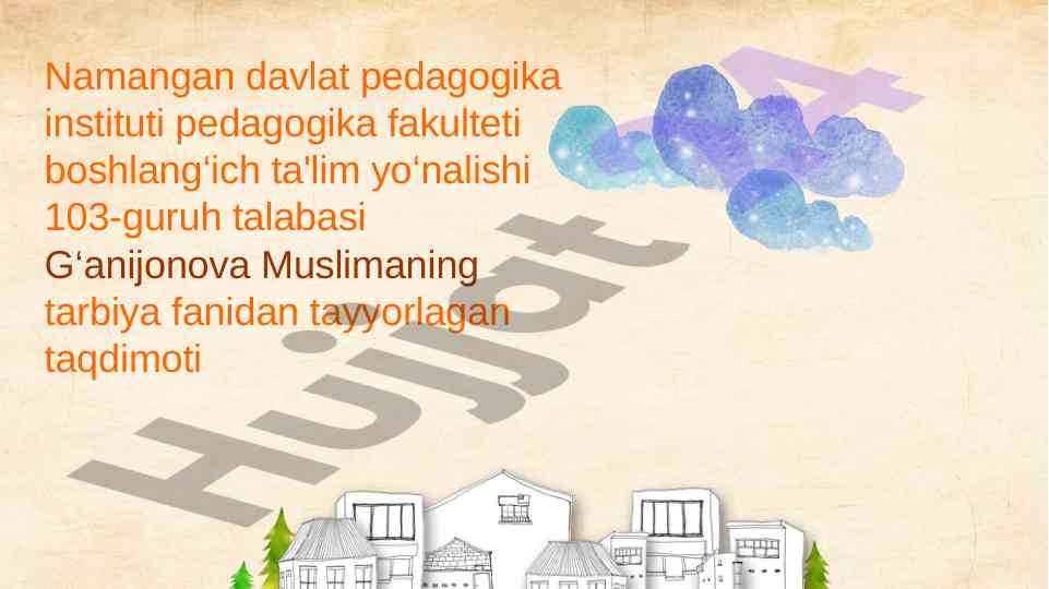Tarbiya metodlarining rivojlanish darajasiga bog‘liqligi