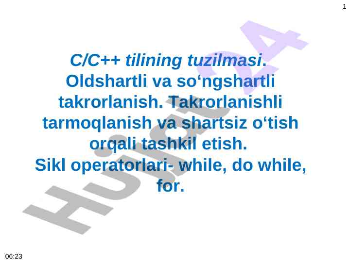Oformlenie po umolchaniyu va uning asosiy prinsiplari