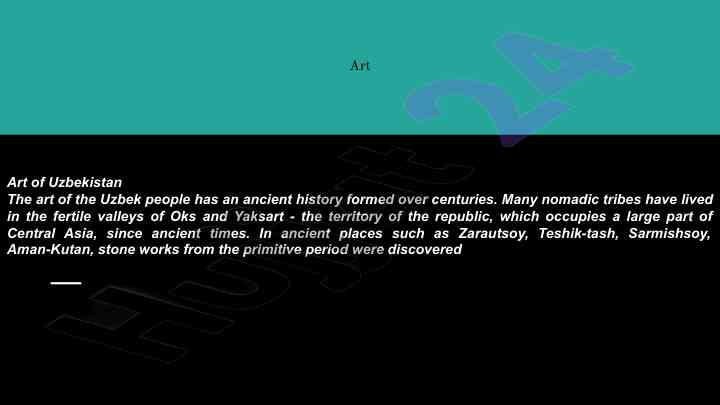 Ancient art traditions of uzbekistan