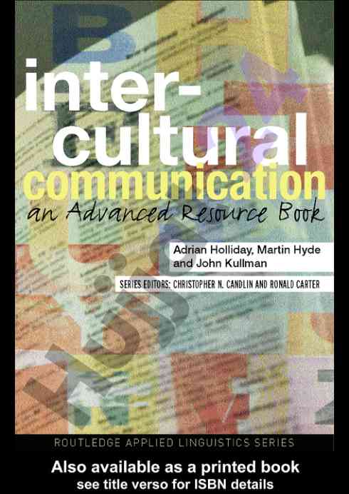 Intercultural communication in applied linguistics