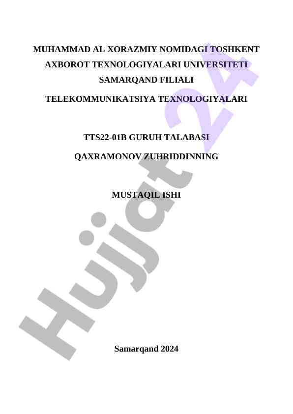 Kompyuterning dasturiy ta'minoti tahlili