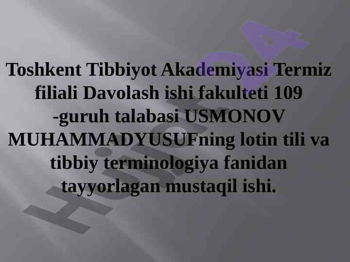 Retsept tarixi va tibbiy terminologiya