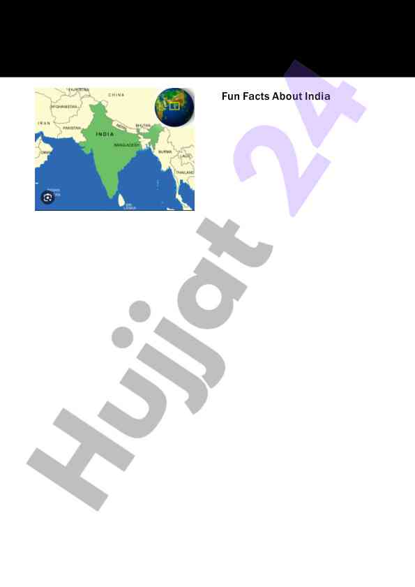Interesting facts about india and its culture