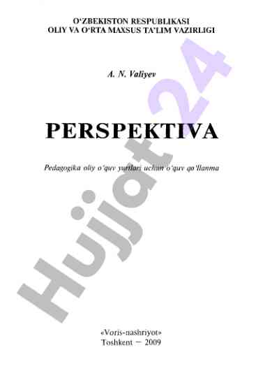 Chizma geometriya o‘qitishiga doir o‘quv qo‘llanma