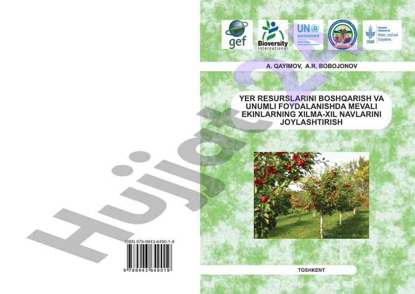 Yer resurslarini boshqarish va mevali ekinlar