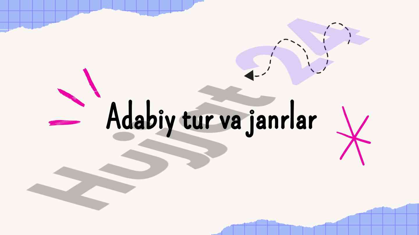 Adabiy turlar va ifoda shakllari tahlili