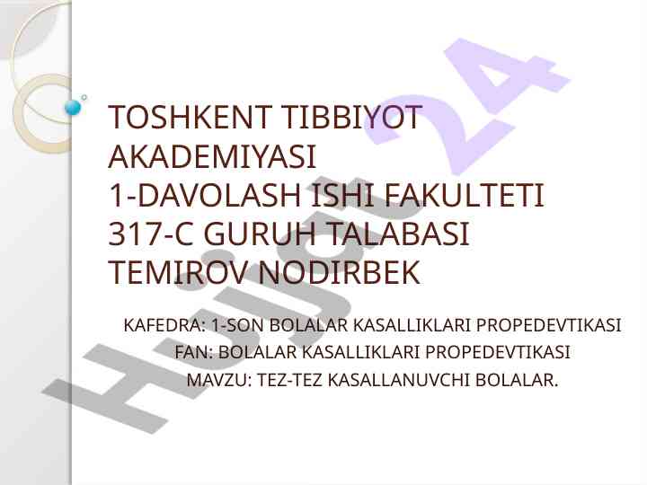 Tez-tez kasallanuvchi bolalar immuniteti haqida