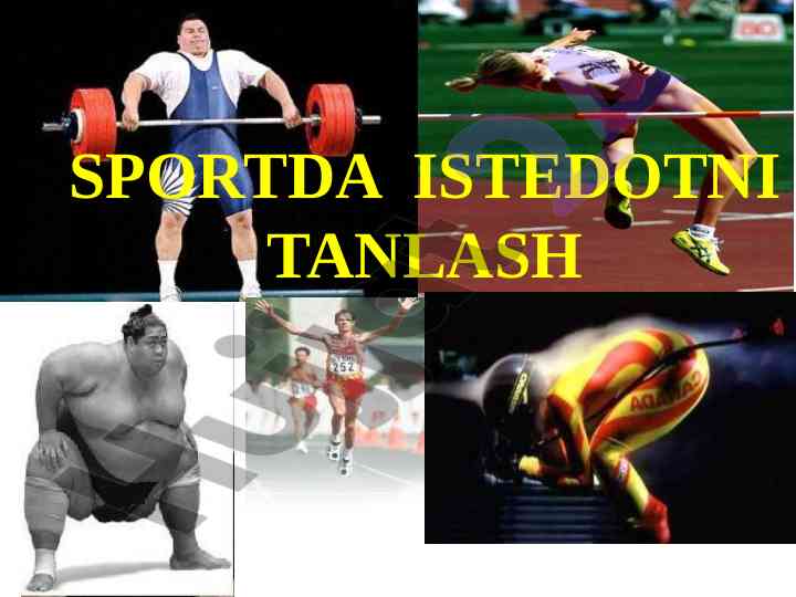 Sportda istedodni tanlash va qobiliyat tushunchalari