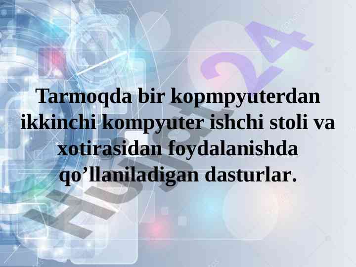 Masofaviy boshqarish tizimlari va ularning afzalliklari