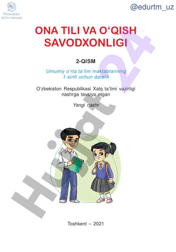 Ona tili va o‘qish savodxonligi 2-qism darslik