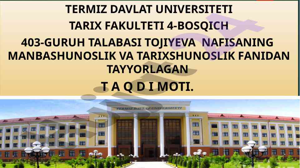 Xvi-xix asrlarda o‘rta osiyo xonliklari tarixshunosligi