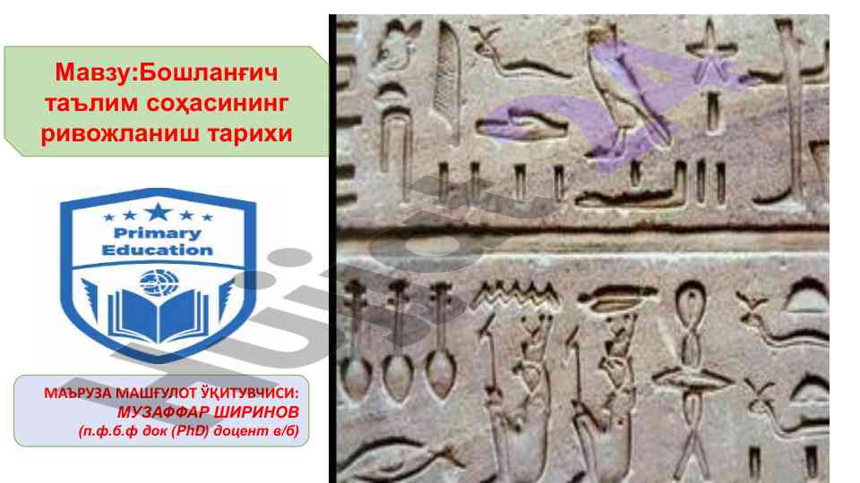 Boshqich ta'lim sohasining rivojlanish tarixi