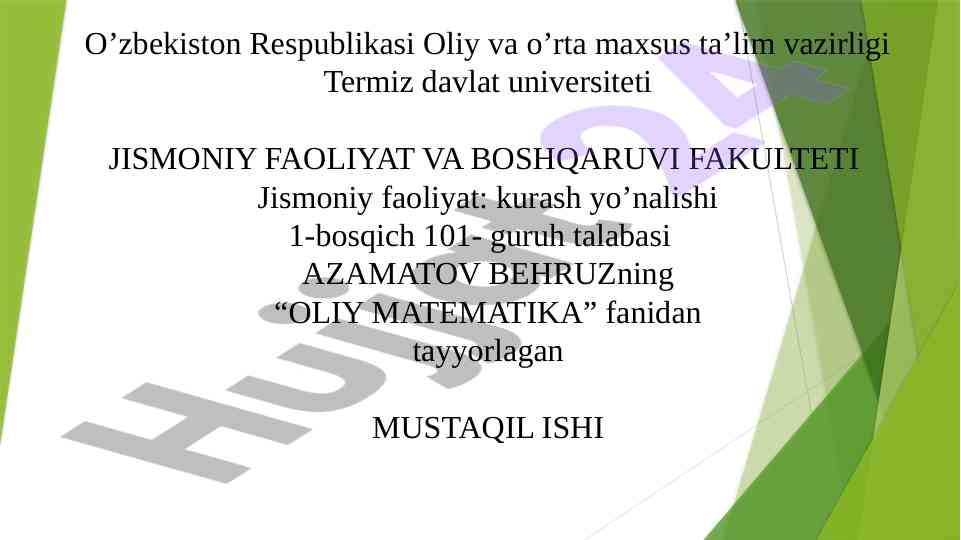 Olly matematikada tarixiy va ta'limiy asoslar