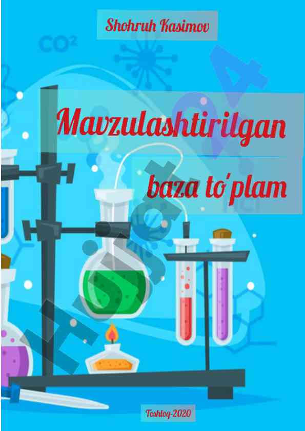 Mavzulashtirilgan baza to'plam 2020 - kimyo fani