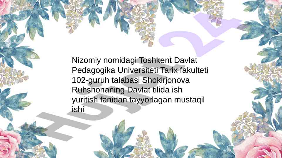 Nutqning to'g'riligi va mantiqiyligi to'g'risida