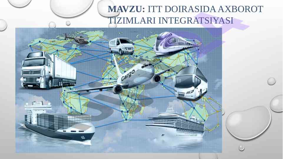 Axborot tizimlari integratsiyasi va transport oqimi