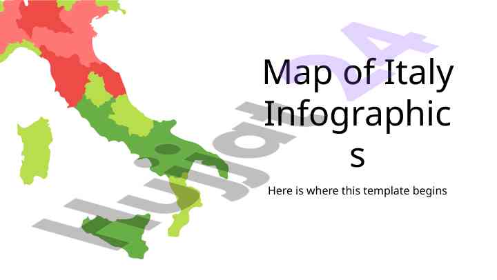 Detailed map of italy infographics analysis