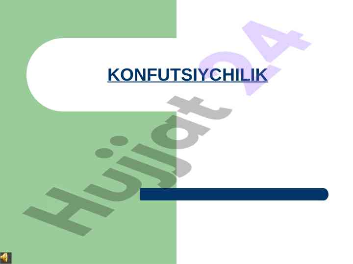 Konfutsiychilarning falsafiy qarashlari tahlili