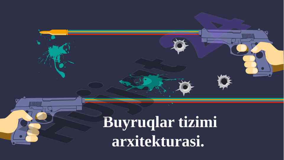 Buyruqlar tizimi arxitekturasi va ma'lumotlar formatlari