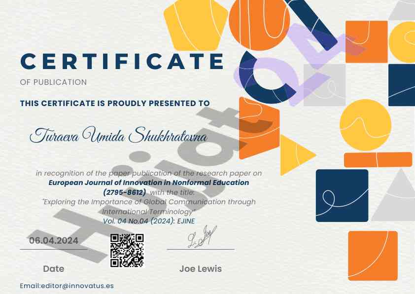 Research paper publication in european journal