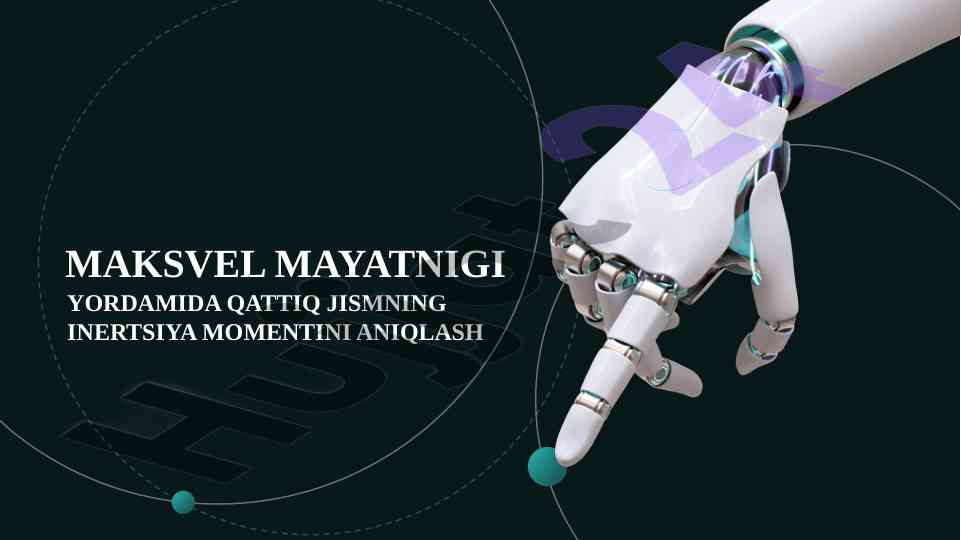 Energiya Saqlanishi Qonuniga Kirish