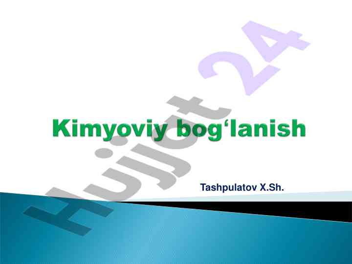 Noorganik kimyo asoslari va reaksiyalarni tahlil qilish