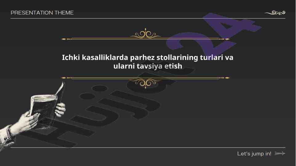 Ichki kasalliklarda parhez stollarining turlari