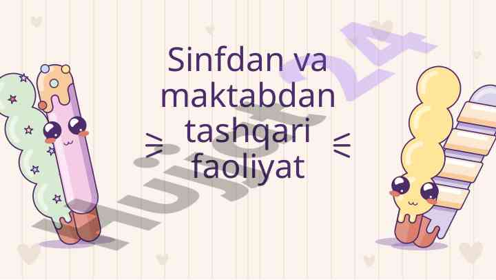 Maktabdan tashqari ta’limning ahmiyati