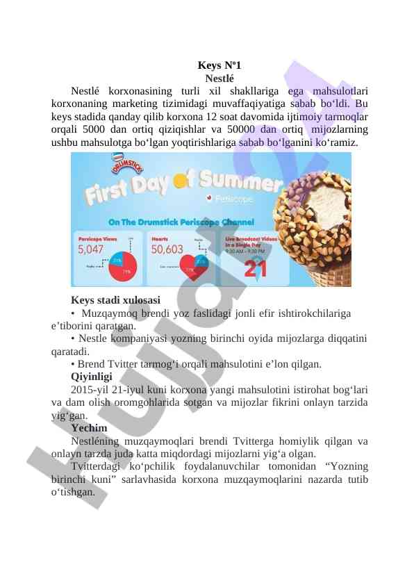 Nestlé marketing case study on social media success