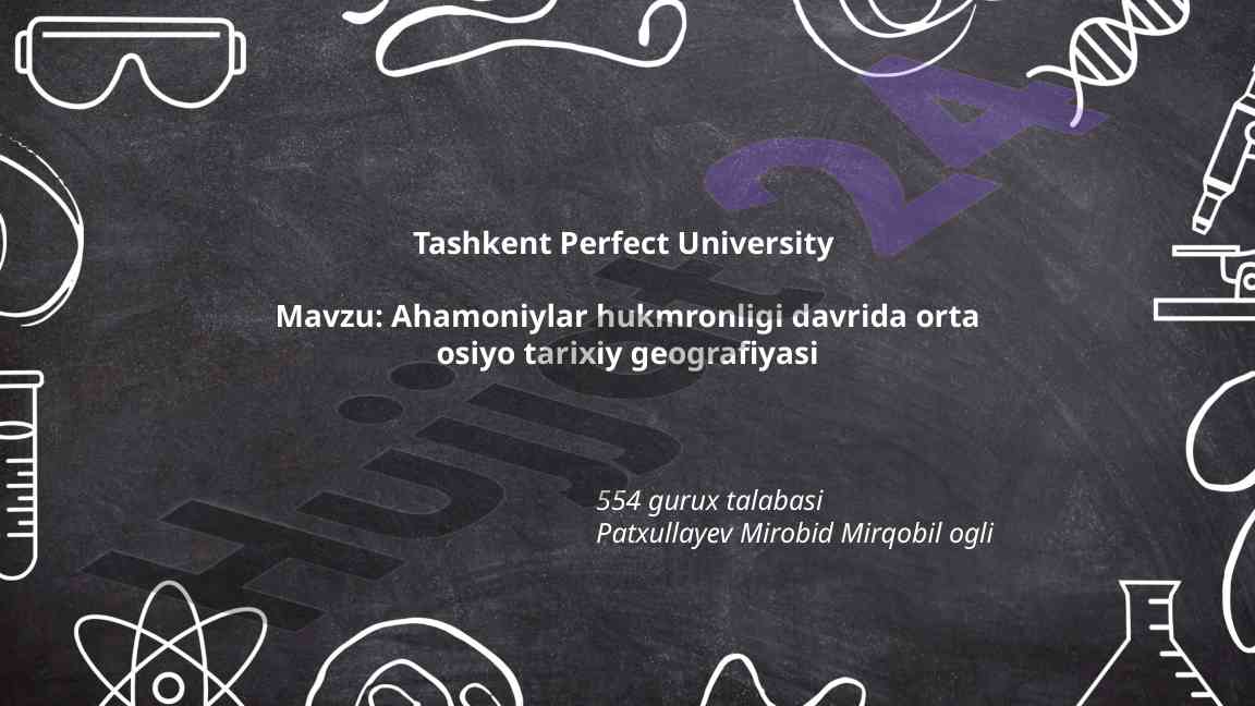 Ahamoniylar Hukmronligi Davrida Orta Osiyo Tarixi