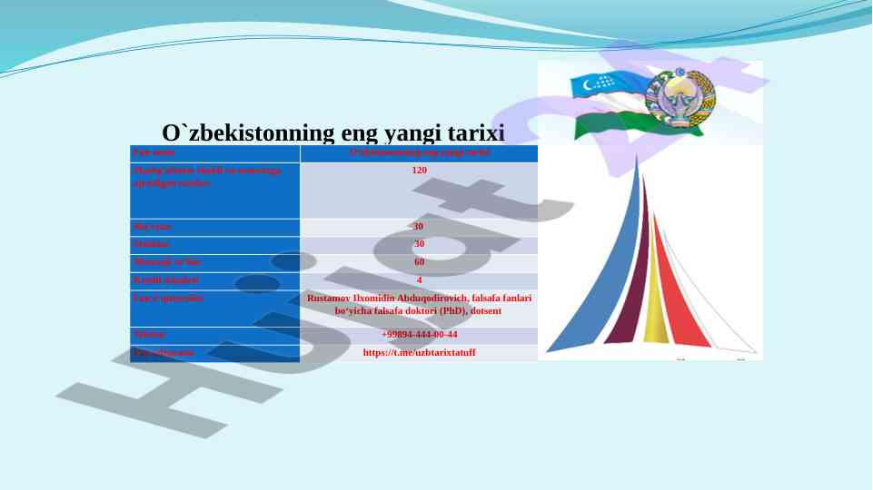Mustaqil o‘zbekiston respublikasi tarixiy ahamiyati