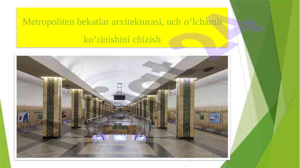 Uch o'lchovli grafikada arxitektura va animatsiya
