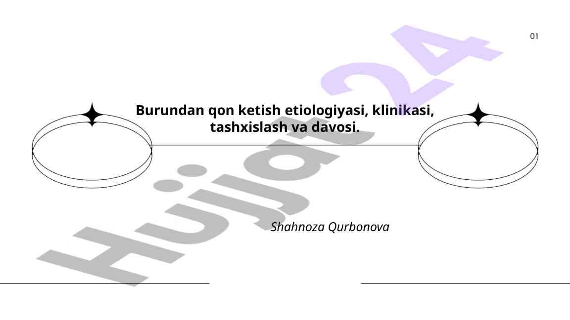 Burundan qon ketish etiologiyasi va davosi