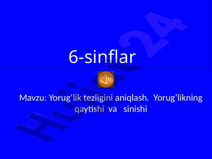 Yorug‘lik tezligini aniqlash tajribasi