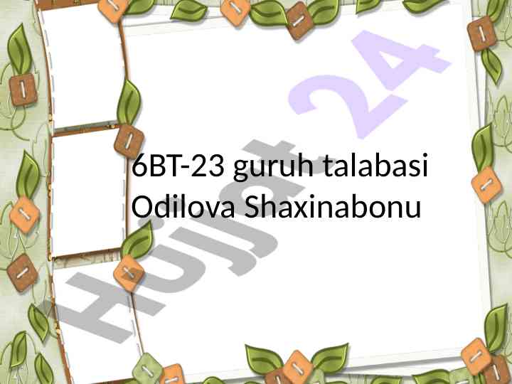 Sifat soʻz turkumi va darajalari tahlili