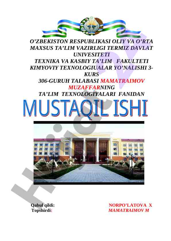 O'qituvchi faoliyatida muloqot madaniyati