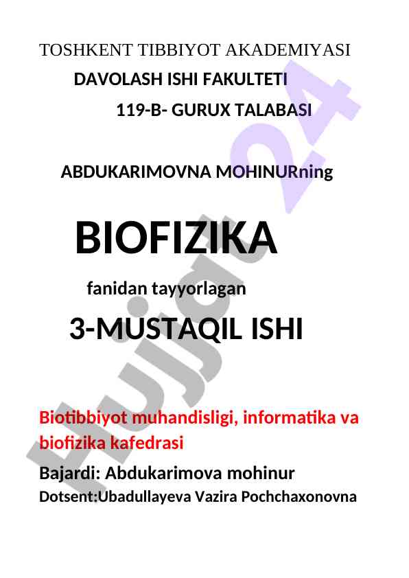 Galvanizatsiya va uning tibbiyotdagi qollanilishi