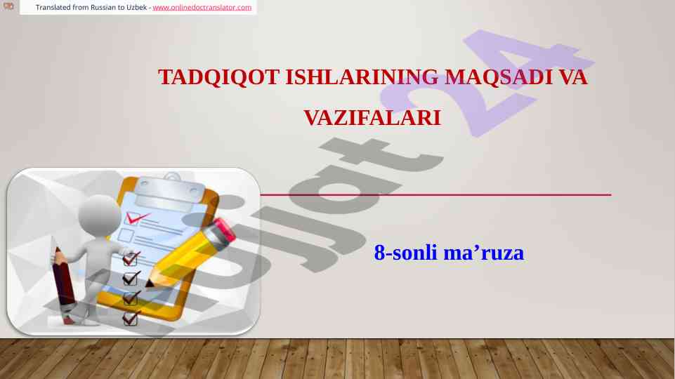 Ilmiy tadqiqotlar turlari va ularning maqsadi