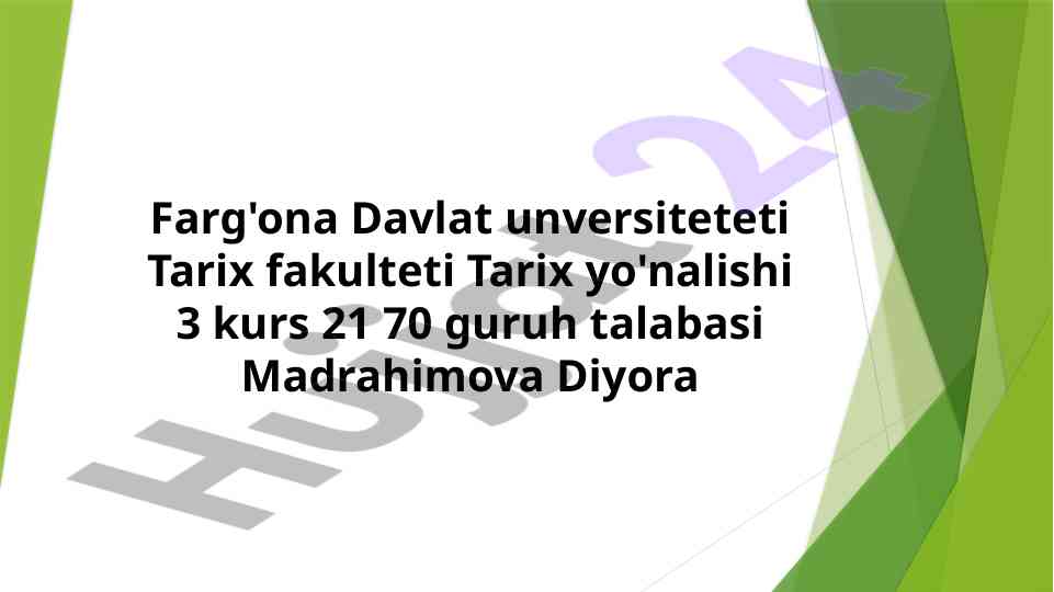 O’zbekiston ikkinchi jahon urushi 1941-1945 yillarda