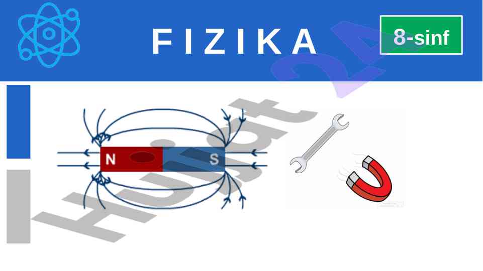 Fizika 8-sinf masalalar yechish metodlari